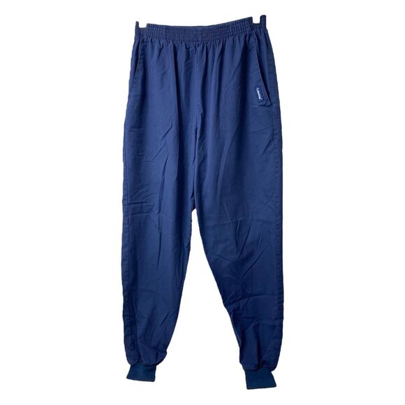 Womens Medium Scrub Pants Landau Blue Elastic Waist and Ankles - Picture 1 of 12